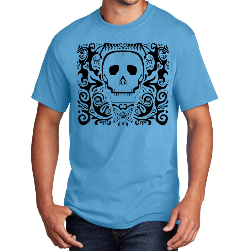 Skull Stencil Basic T-shirt | Artistshot