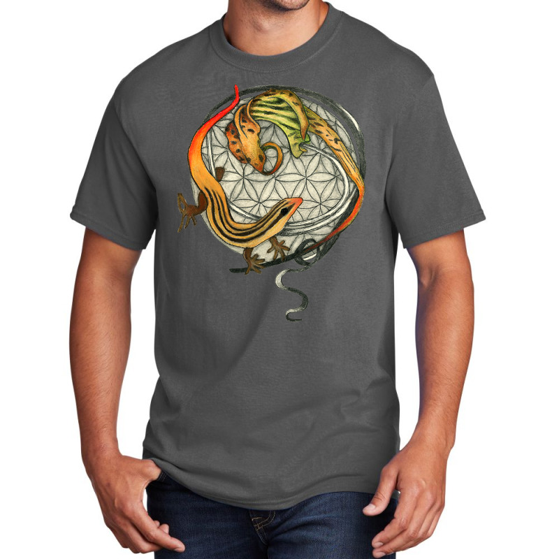 Orange Tailed Skink With Jack In The Pulpit T Shirt Basic T-shirt | Artistshot