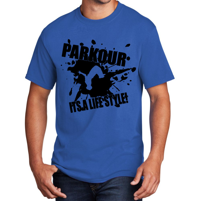 Parkour Basic T-shirt by Adrian Spencer | Artistshot