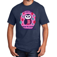 Funny Owl Pun Not Short Basic T-shirt | Artistshot