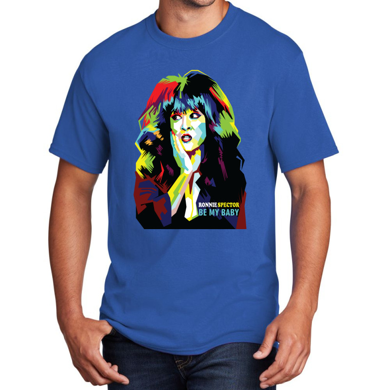 Roonie Spector In Wpap Pop Art Basic T-shirt | Artistshot