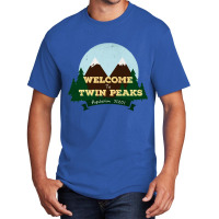 Welcome To Twin Peaks Basic T-shirt | Artistshot