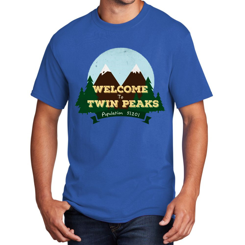 Welcome To Twin Peaks Basic T-shirt | Artistshot