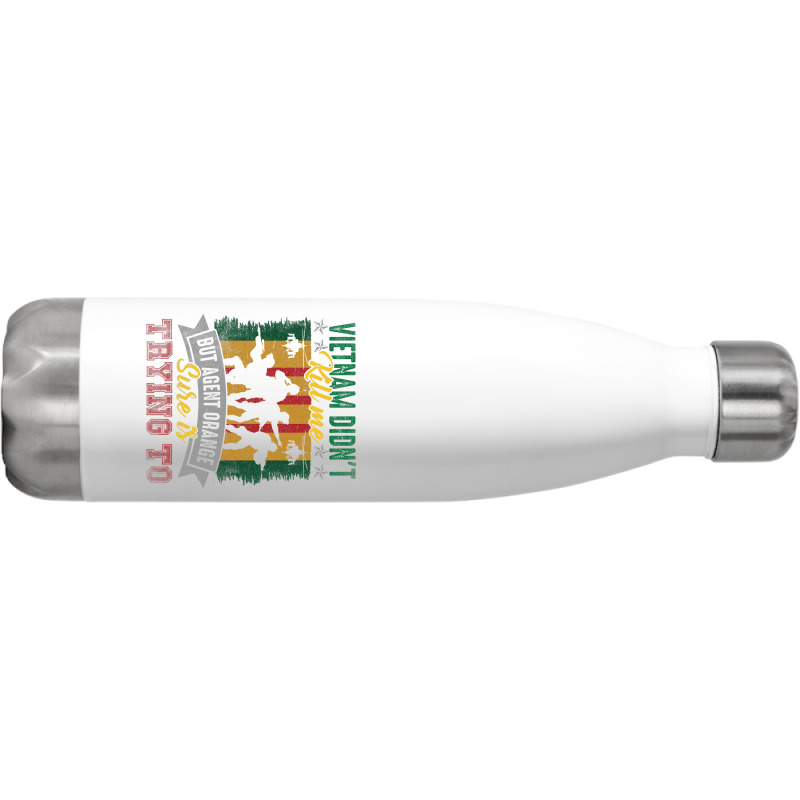 Vietnam Veterans Day Orange Agent Victims Retired  Stainless Steel Water Bottle | Artistshot