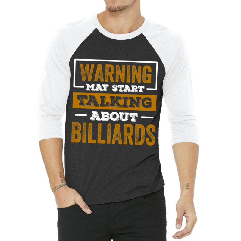 Warning May Spontaneously Start Talking About Bill 3/4 Sleeve Shirt by NariahPringle | Artistshot