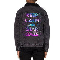 Stargazing Astronomy Lover Constellation Star Gazi Unisex Sherpa-lined Denim Jacket | Artistshot