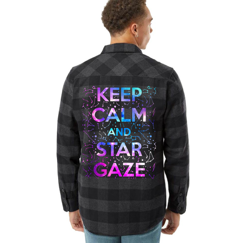 Stargazing Astronomy Lover Constellation Star Gazi Flannel Shirt by DilynnRinker | Artistshot