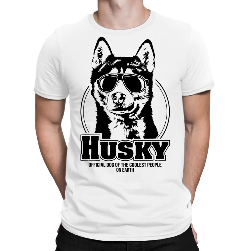 Funny Proud Husky Coolest People Dog Saying Dog T-shirt | Artistshot