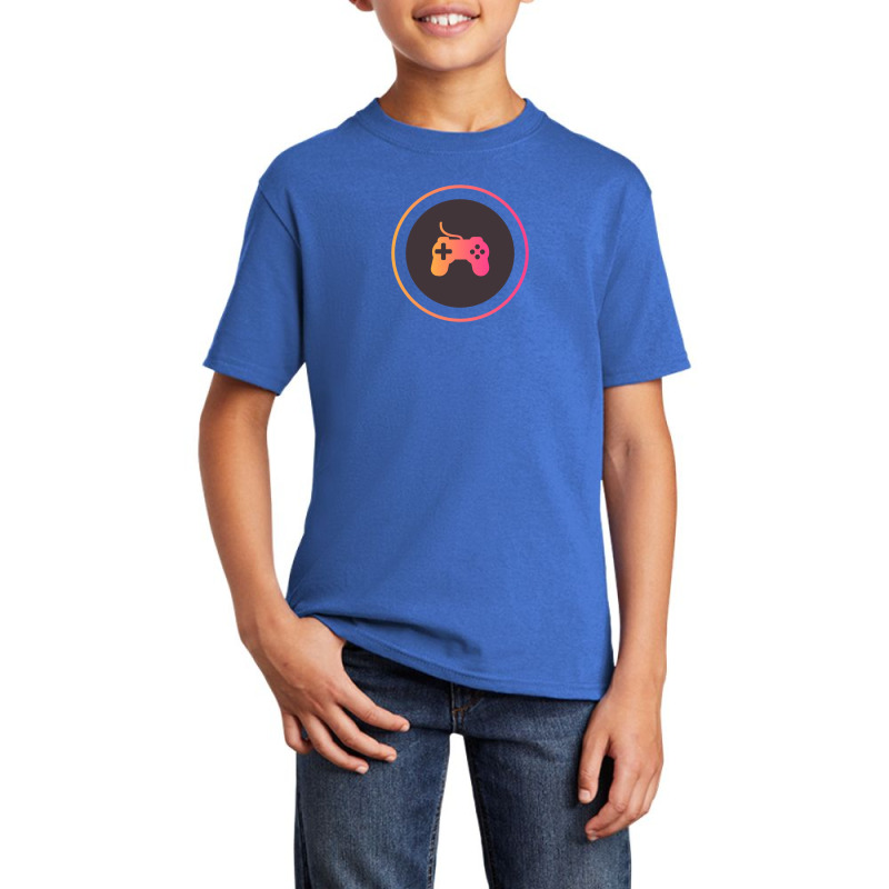 Games Neon Basic Youth T-shirt by hafisd | Artistshot