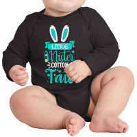 Easter T  Shirt Kids Little Mister Cotton Tail   Boys Easter Bunny 5 Long Sleeve Baby Bodysuit | Artistshot