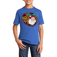 Santa Texas Map Basic Youth T-shirt | Artistshot