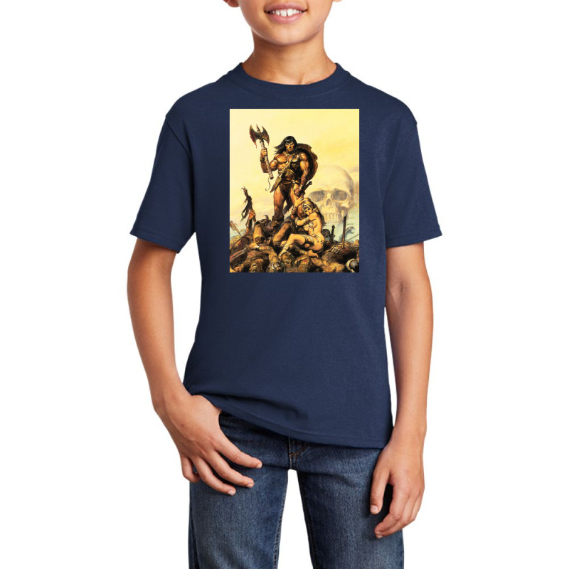 Conan The Barbarian 5 Basic Youth T-shirt by kadalcoklat | Artistshot