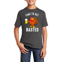 Time To Get Basted Basic Youth T-shirt | Artistshot