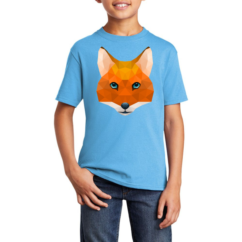 Geometric Animal Fox Basic Youth T-shirt by aurakassh | Artistshot