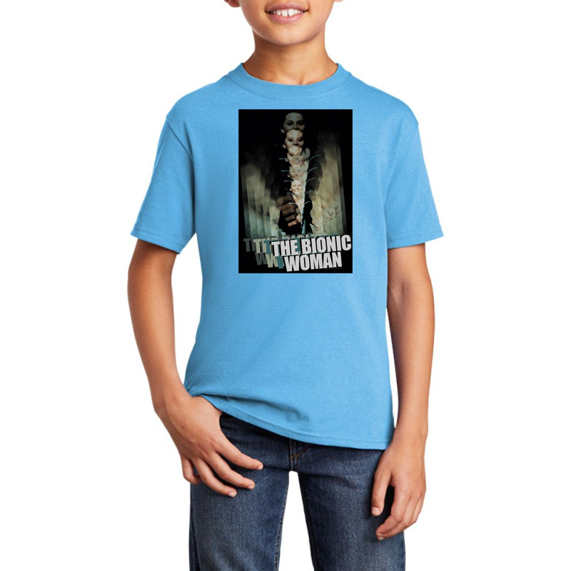 Bionic Woman, Motion Blur Basic Youth T-shirt by vincetheenemy | Artistshot