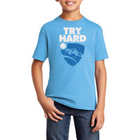 Try Hard   Rocket League Basic Youth T-shirt | Artistshot