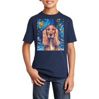 Cocker Spaniel T  Shirt Cocker Spaniel Night Basic Youth T-shirt | Artistshot