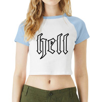 Hell Raglan Crop Top | Artistshot