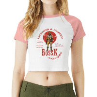 Bossk Security Services Distressed   Bossk Raglan Crop Top | Artistshot