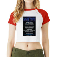 Rock Festival Raglan Crop Top | Artistshot