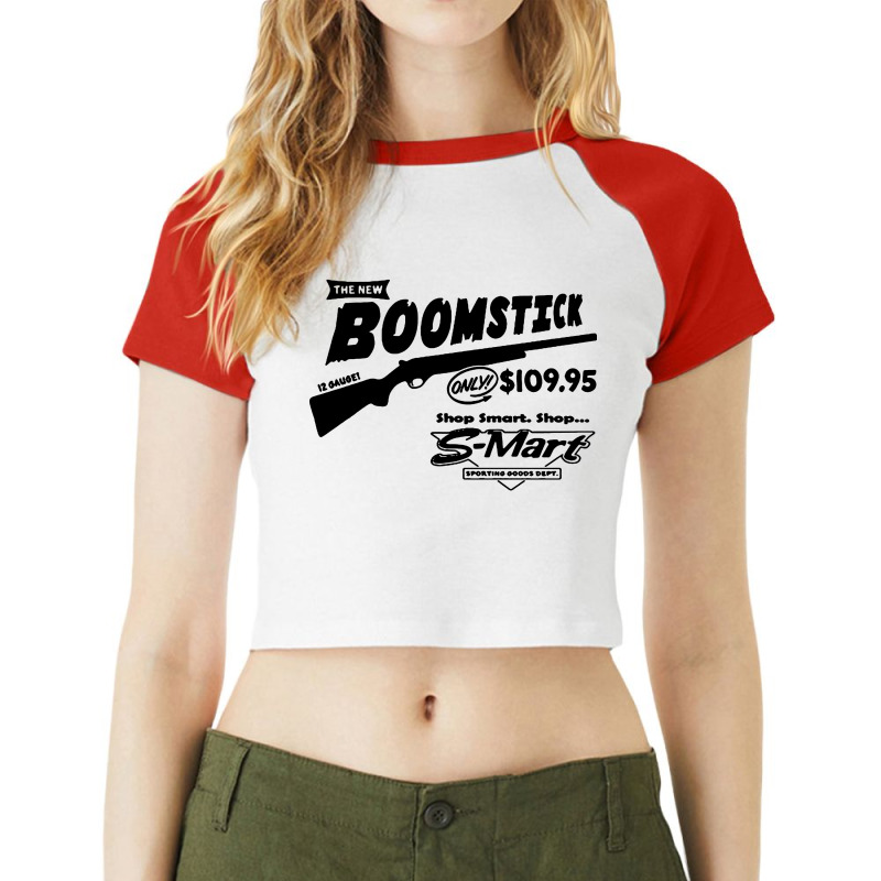 The New Boomstick Raglan Crop Top by Richard Art | Artistshot