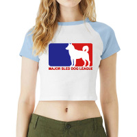 Major Sled Dog League Raglan Crop Top | Artistshot