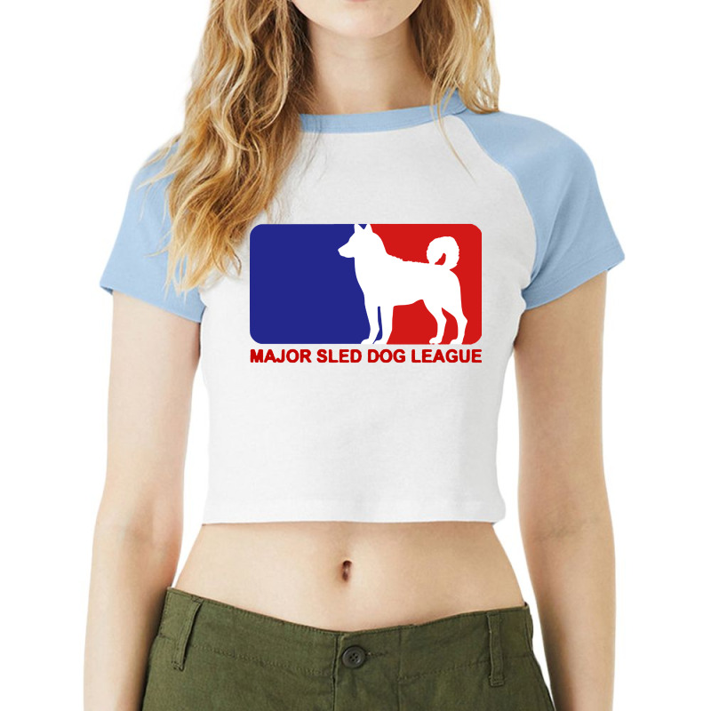 Major Sled Dog League Raglan Crop Top by Richard Art | Artistshot