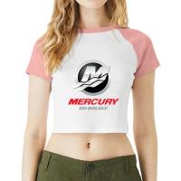 Mercury Marine Outboard Boat Raglan Crop Top | Artistshot