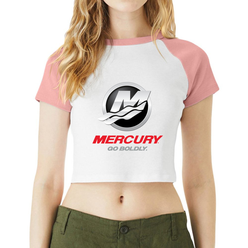 Mercury Marine Outboard Boat Raglan Crop Top by jonorambang90 | Artistshot