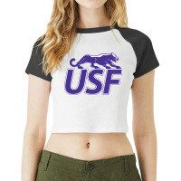 Sioux Falls Cougars Raglan Crop Top | Artistshot