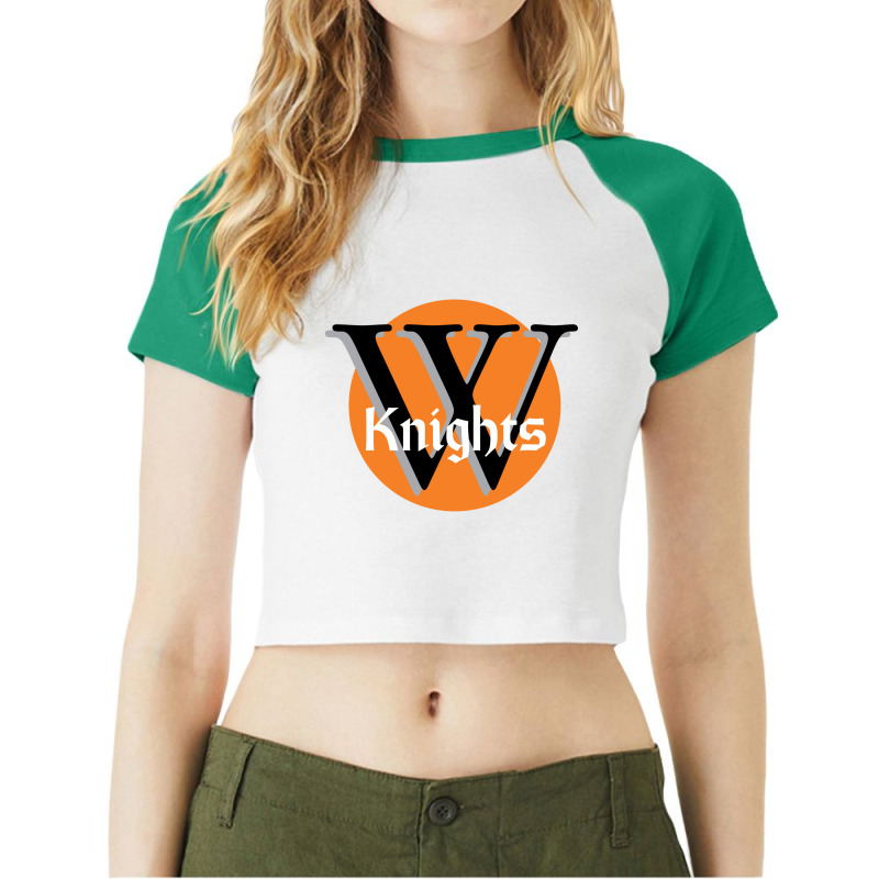 Wartburg Knights Raglan Crop Top by WinterVivian | Artistshot