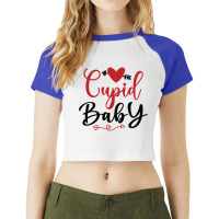 Cupid Baby Raglan Crop Top | Artistshot