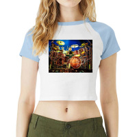 Neil Peart Encore Raglan Crop Top | Artistshot