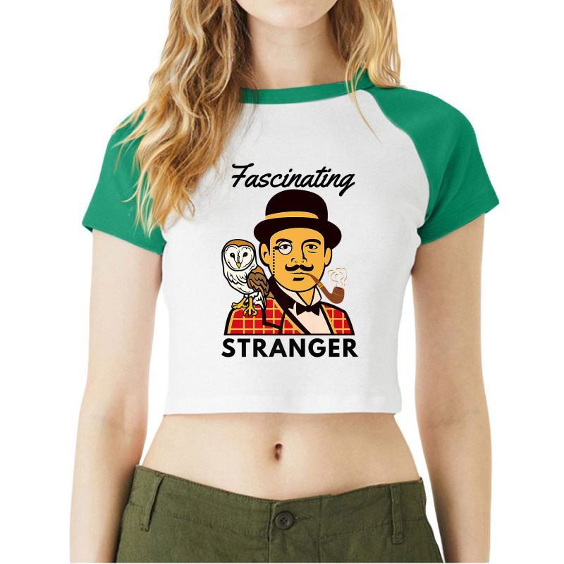 Fascinating Stranger Premium T Shirt Raglan Crop Top by atereabag | Artistshot