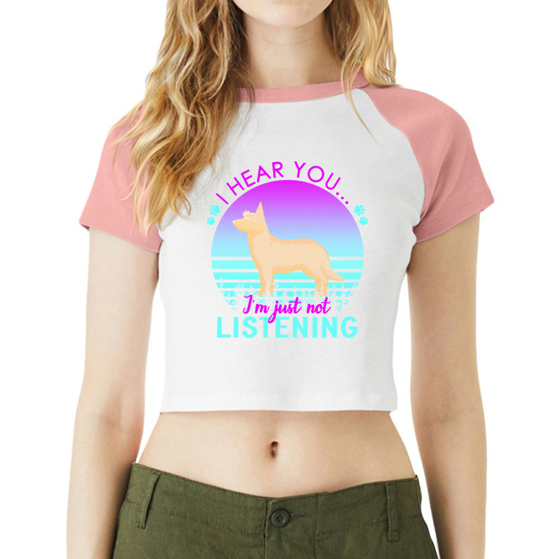 Berger Picard T  Shirt I Hear You I'm Just Not Listening Berger Picard Raglan Crop Top by helmerschultz894 | Artistshot