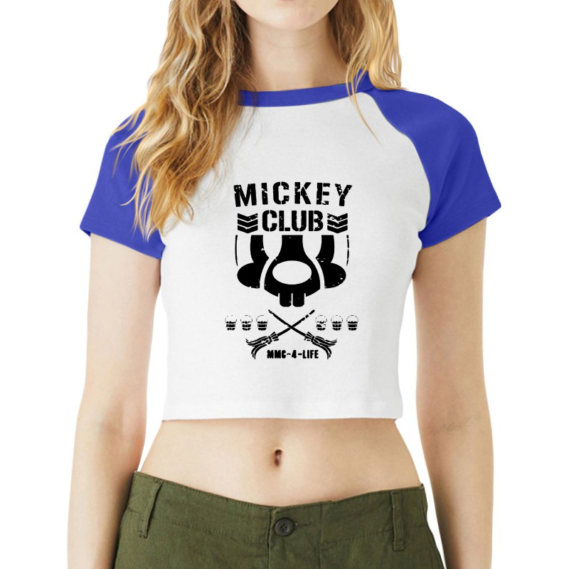 Bullet Mouse Era Raglan Crop Top by rastyrocl | Artistshot