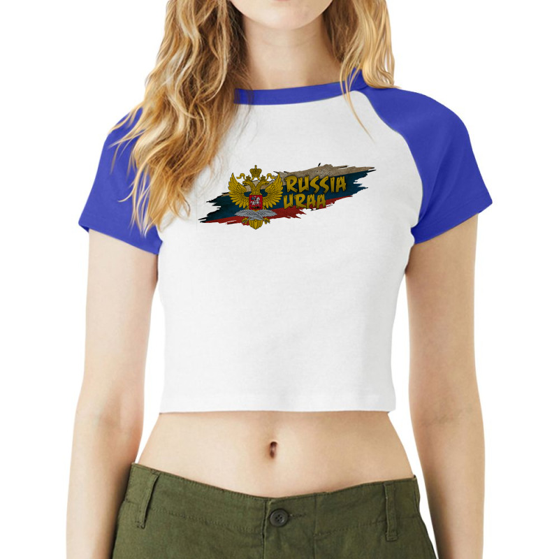 Russia Uraa Raglan Crop Top by rdcahya | Artistshot