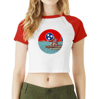 Fishing In Tennessee   Tennessee Fishing Premium Raglan Crop Top | Artistshot