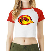 Catalans Dragons Raglan Crop Top | Artistshot