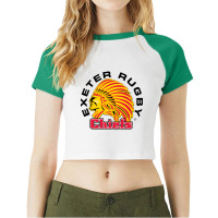 Exeter Rugby Club Raglan Crop Top | Artistshot