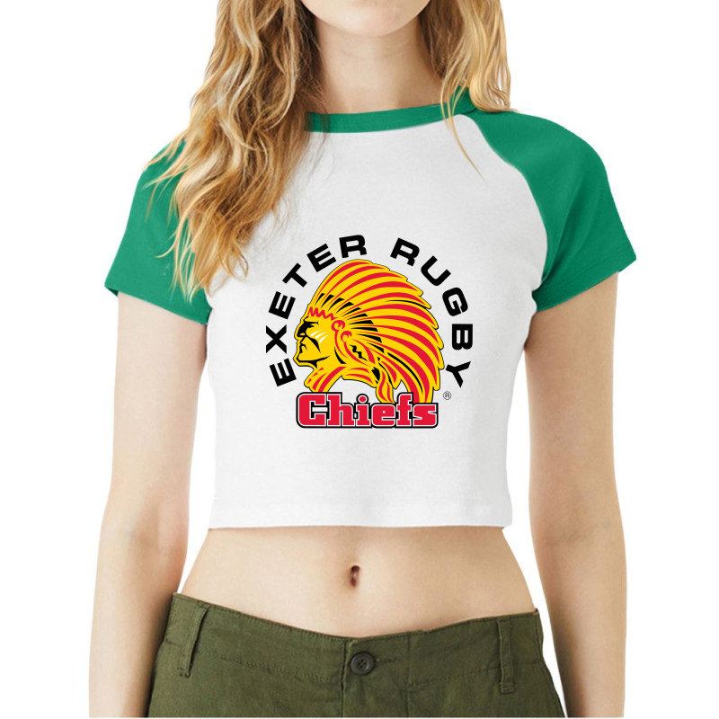 Exeter Rugby Club Raglan Crop Top by hary shop | Artistshot