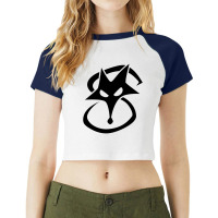 Southern Wolves Symbol Raglan Crop Top | Artistshot