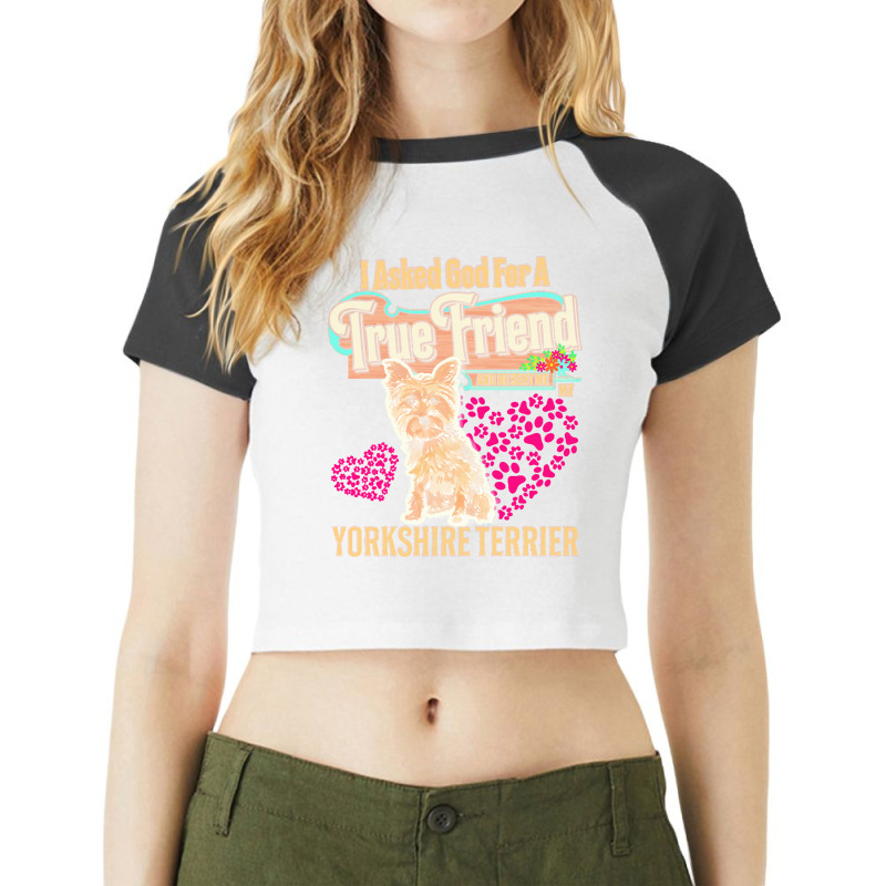 Yorkshire Terrier Owner Gift Yorkshire T  Shirt E N T  Shirt Raglan Crop Top by christiansenmarlene | Artistshot