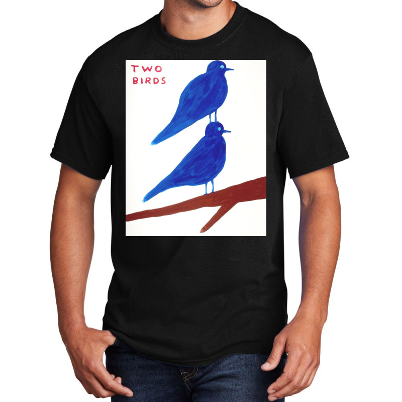 David Two Bird Basic T-shirt | Artistshot