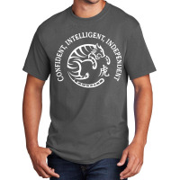 Confident Intelligent Independent Basic T-shirt | Artistshot