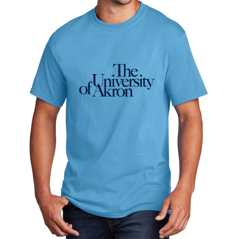 The University Of Akron Basic T-shirt by Alex christin | Artistshot