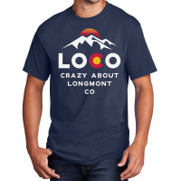 Loco Longmont Colorado Basic T-shirt | Artistshot