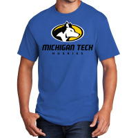 Michigan Tech Huskies Basic T-shirt | Artistshot