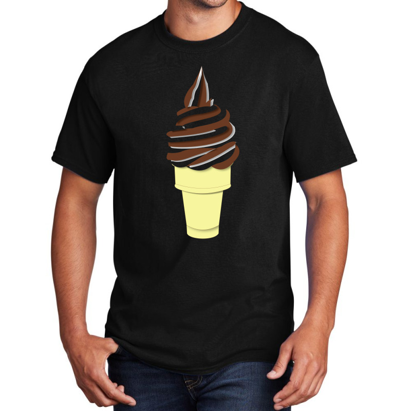 Ice Cream Chocolatte Vanilla Basic T-shirt by ririnai | Artistshot