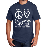 Biohacking Grass Fed Beef Basic T-shirt | Artistshot